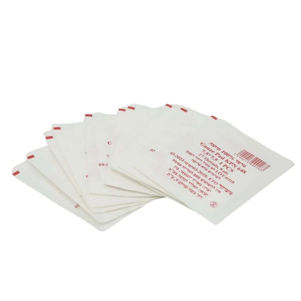 פד גזה סטרילי 7.5 7.5