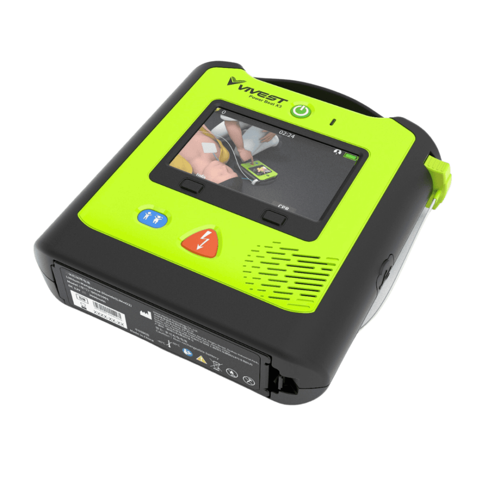 דפיברילטור vivest PowerBeat X3 - עם מסך תצוגה