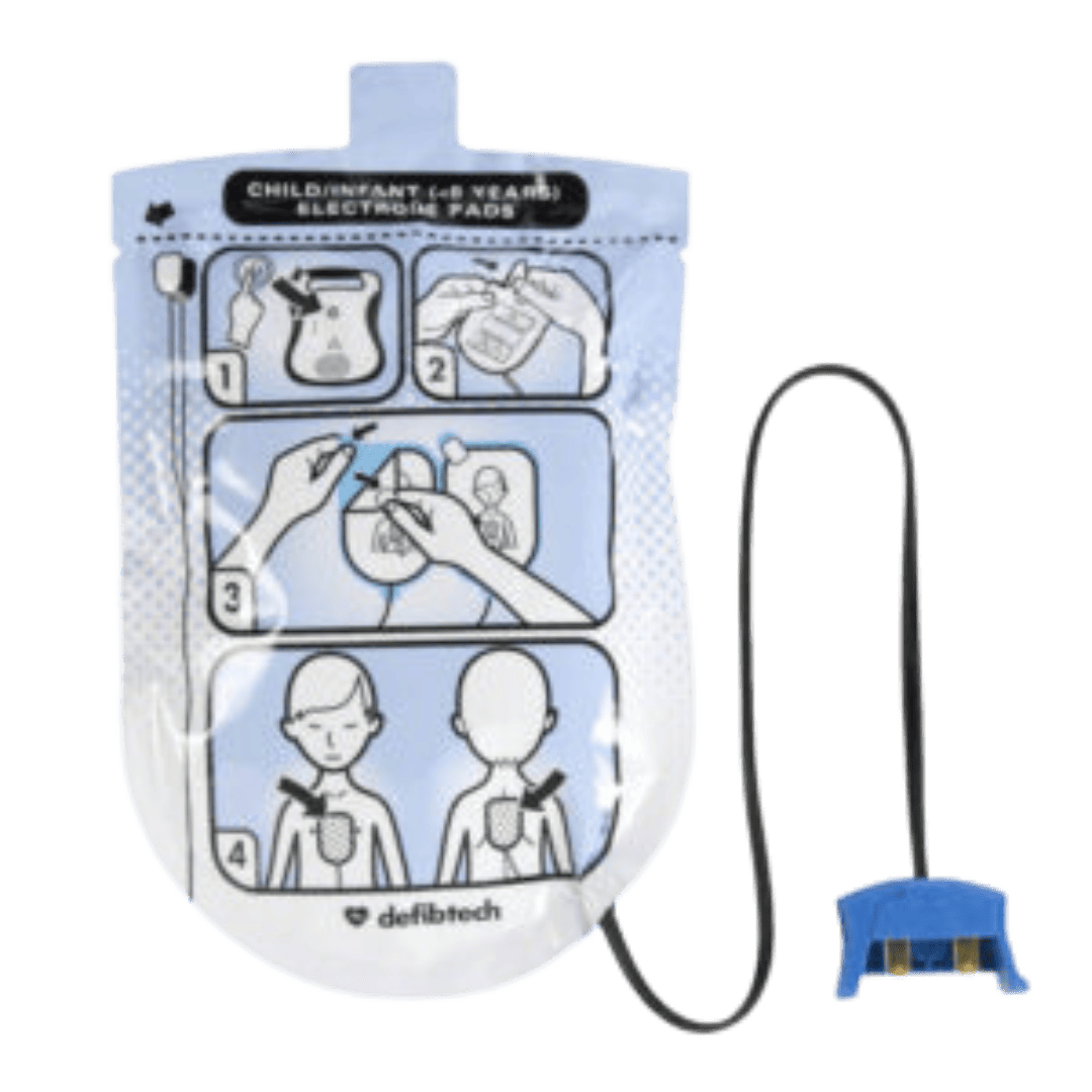 ⁦מדבקה לייף ליין ילד &ndash; לדפיברילטור⁩ &ndash; תמונה ⁦1⁩