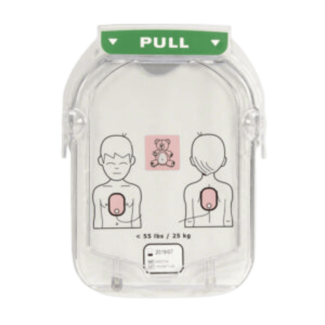 ⁦מדבקות לדפיברילטור פיליפס Philips hs1 - ילד⁩ &ndash; תמונה ⁦1⁩