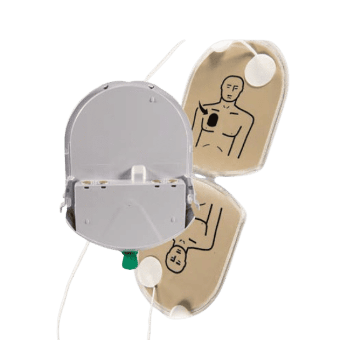 ⁦סוללה ומדבקות לדפיברלטור HEARTSINE דגם 350p⁩ &ndash; תמונה ⁦1⁩