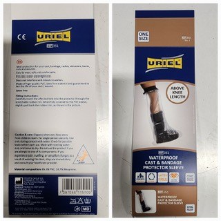 שרוול לגבס ארוך רגל